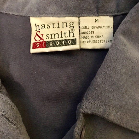 Light Blue, soft, cozy, faux suede - Picture 2 of 4